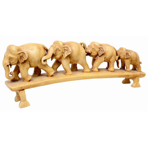 marble Elephant Statue-5.5 inch