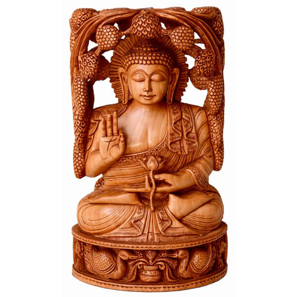 Fine miniature carving (handcarved) Buddha Statue