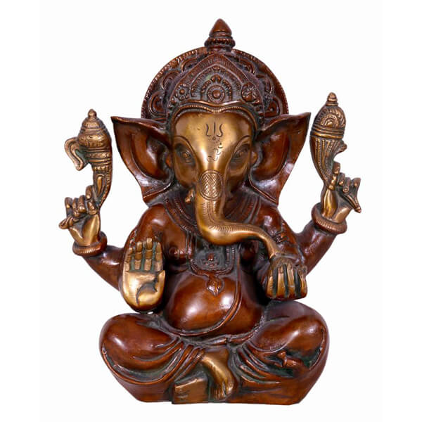 Metal figured Ganesha Statue