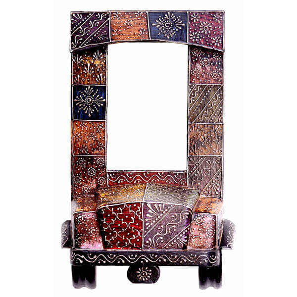 Multi Color White Wood Photo Frame