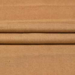 Beige Solid Tweed Wool Fabric-90755