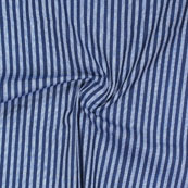 Blue White Striped Handloom Cotton Fabric-40708