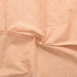 Cream Leaf Design Cotton Handloom Jacquard Fabric-40141