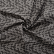 Gray and Black Cotton Jacquard Handloom Fabric-40157