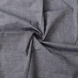 Gray and Black Square Design Cotton Handloom Fabric-40195
