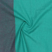 Green Gray Striped Handloom Cotton Fabric-40718