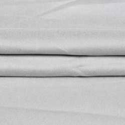 Light Gray Solid Tweed Wool Fabric-90753