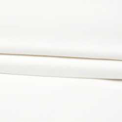 White Solid Tweed Wool Fabric-90750